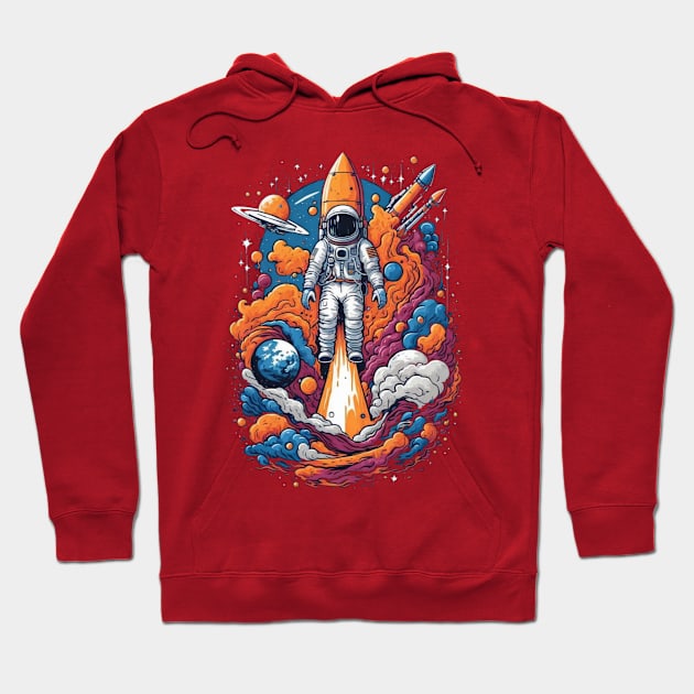 space travel Hoodie by Mailson